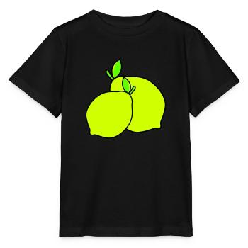 lemons - Stanley/Stella MINI CREATOR Kids’ T-Shirt - black - Front - Mikhail (115cm)