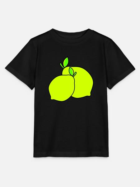 zitronen - Stanley/Stella Kinder T-Shirt MINI CREATOR - Schwarz