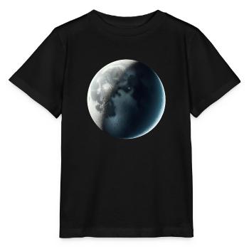 Waxing Crescent Moon - Stanley/Stella MINI CREATOR Kids’ T-Shirt - black - Front - Mikhail (115cm)