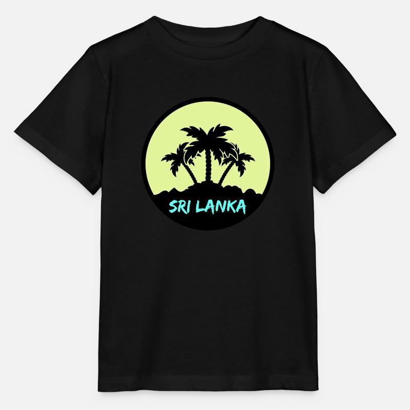 Sri Lanka - T-shirt bio MINI CREATOR Stanley/Stella Enfant - noir