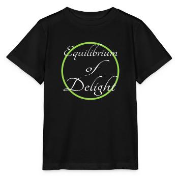 maintaining balance quote finding joy joy - Stanley/Stella MINI CREATOR Kids’ T-Shirt - black - Front - Mikhail (115cm)