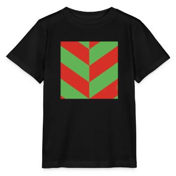 BLOW UP MOVIE: POP ART CUSHION 'DIAGONAL OP ART' - Stanley/Stella MINI CREATOR Kids’ T-Shirt - black - Front - Mikhail (115cm)