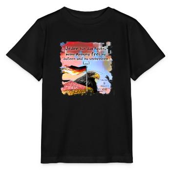 Freedom of Expression Germany - Stanley/Stella MINI CREATOR Kids’ T-Shirt - black - Front - Mikhail (115cm)
