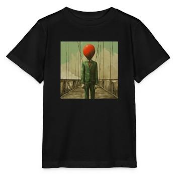Balloon - Stanley/Stella MINI CREATOR Kids’ T-Shirt - black - Front - Mikhail (115cm)