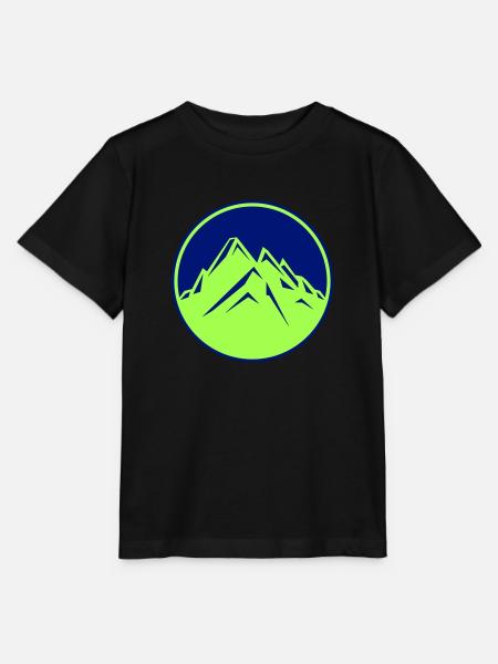 berge - Stanley/Stella Kinder T-Shirt MINI CREATOR - Schwarz