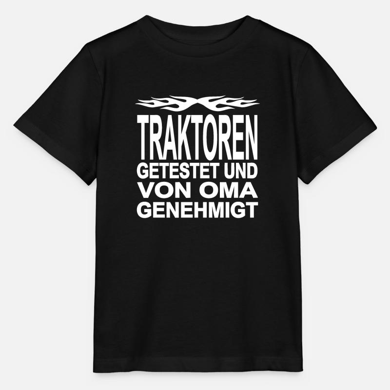 Traktor - Stanley/Stella Kinder T-Shirt MINI CREATOR - Schwarz