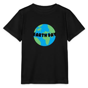 Earth Day - Stanley/Stella Kinder T-Shirt MINI CREATOR  - Schwarz - Vorne - Mikhail (115cm)