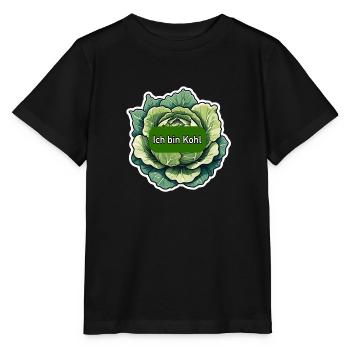 Kohlkopf - Ich bin Kohl - Stanley/Stella Kinder T-Shirt MINI CREATOR  - Schwarz - Vorne - Mikhail (115cm)