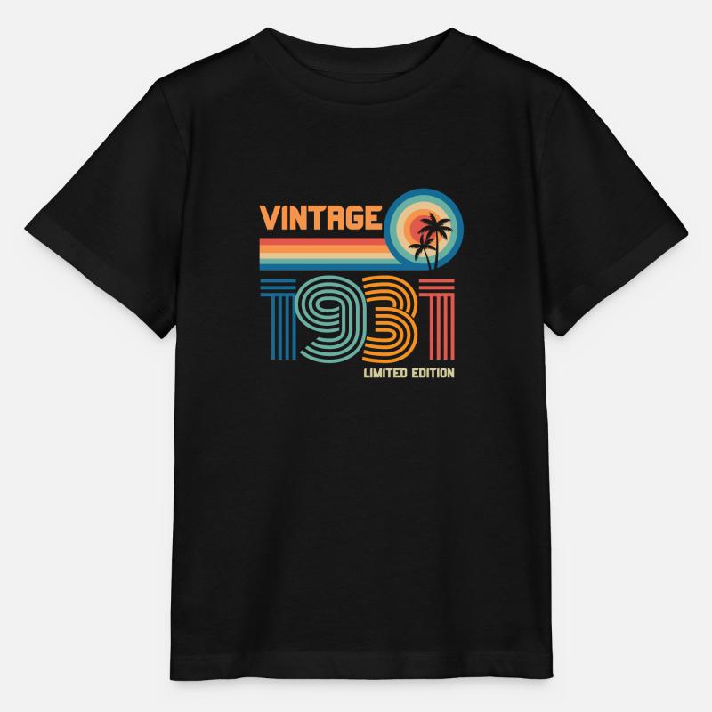 Vintage 1931 limited edition - T-shirt bio MINI CREATOR Stanley/Stella Enfant - noir
