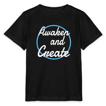 Blagues Innovation de rupture Innovation - T-shirt bio MINI CREATOR Stanley/Stella Enfant - noir - Devant - Mikhail (115cm)