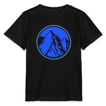 Mountains Mountains Mountains - Stanley/Stella MINI CREATOR Kids’ T-Shirt - black - Front - Mikhail (115cm)