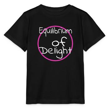 Statement Balance Quotes Balance in Chaos - Stanley/Stella MINI CREATOR Kids’ T-Shirt - black - Front - Mikhail (115cm)