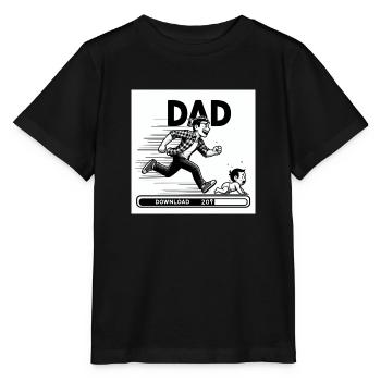 DAD - Stanley/Stella MINI CREATOR Kids’ T-Shirt - black - Front - Mikhail (115cm)
