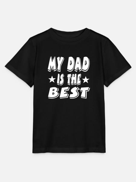 Vater - Stanley/Stella Kinder T-Shirt MINI CREATOR - Schwarz