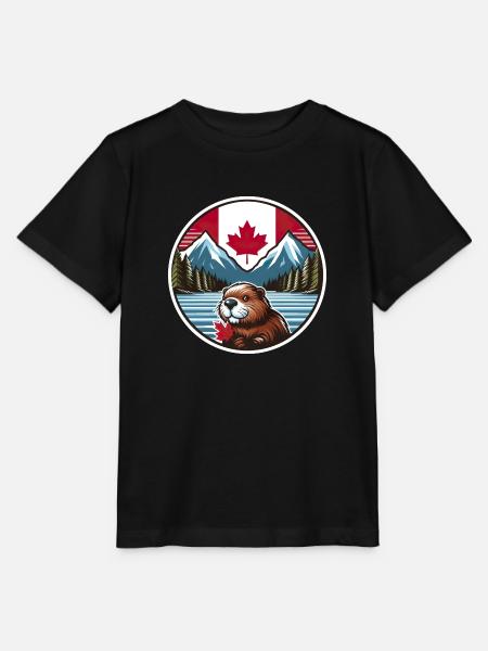 Canada Bieber 2 - Stanley/Stella T-shirt MINI CREATOR til børn - sort