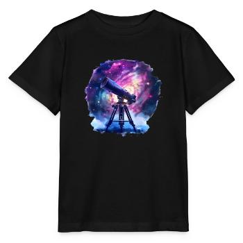 Die Wunder des Kosmos zu entdecken - Stanley/Stella Kinder T-Shirt MINI CREATOR  - Schwarz - Vorne - Mikhail (115cm)