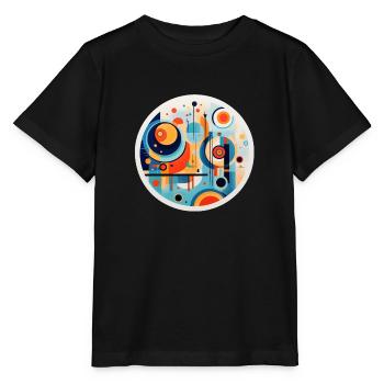 abstrakte Kunst - Stanley/Stella Kinder T-Shirt MINI CREATOR  - Schwarz - Vorne - Mikhail (115cm)