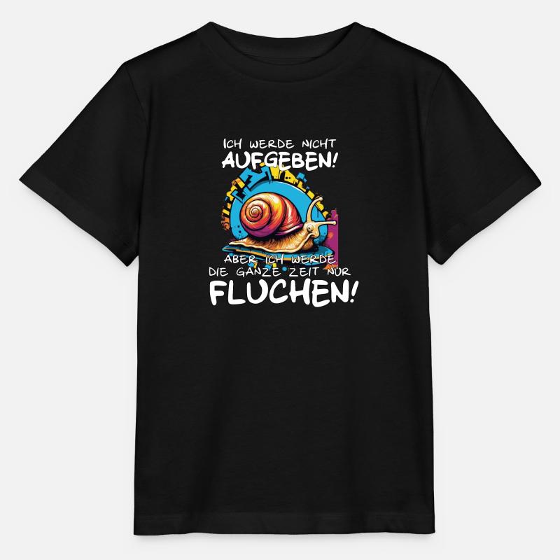 Motivationsspruch Ich werde nicht aufgeben - Stanley/Stella Kinder T-Shirt MINI CREATOR  - Schwarz