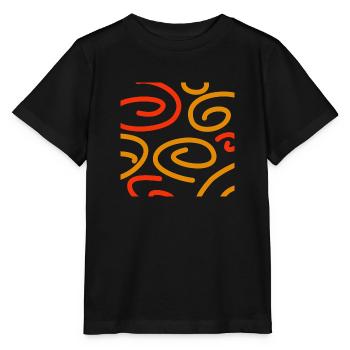 Spiral - T-shirt bio MINI CREATOR Stanley/Stella Enfant - noir - Devant - Mikhail (115cm)