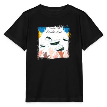 Remise des diplômes de la classe 2024 Fête de remise des diplômes du lycée - T-shirt bio MINI CREATOR Stanley/Stella Enfant - noir - Devant - Mikhail (115cm)
