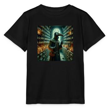 Pest Doktor - Stanley/Stella Kinder T-Shirt MINI CREATOR  - Schwarz - Vorne - Mikhail (115cm)