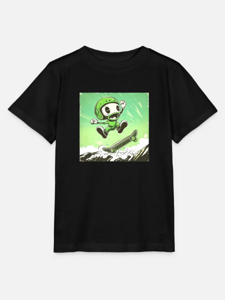 Skully Pete - Stanley/Stella Kinder T-Shirt MINI CREATOR - Schwarz