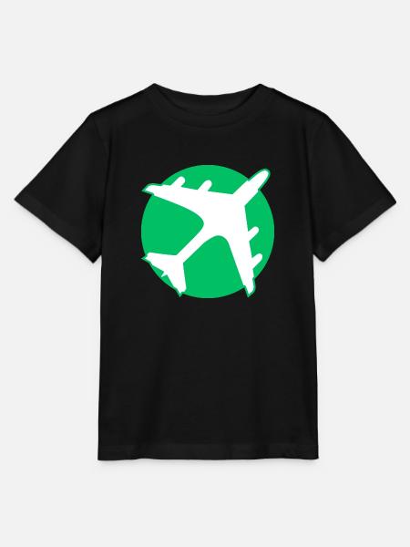 Flugreisen - Stanley/Stella Kinder T-Shirt MINI CREATOR - Schwarz