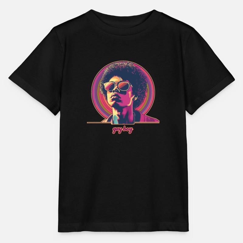 Garçon gay 2 - T-shirt bio MINI CREATOR Stanley/Stella Enfant - noir