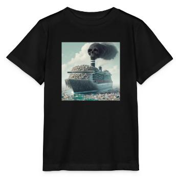 Protection de l’environnement - T-shirt bio MINI CREATOR Stanley/Stella Enfant - noir - Devant - Mikhail (115cm)