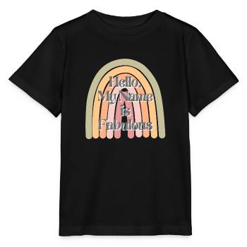 Mon nom est fabuleux - T-shirt bio MINI CREATOR Stanley/Stella Enfant - noir - Devant - Mikhail (115cm)