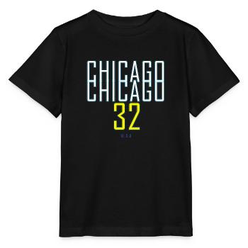 CHICAGO 32 Vereinigte Staaten von Amerika - Stanley/Stella Kinder T-Shirt MINI CREATOR  - Schwarz - Vorne - Mikhail (115cm)
