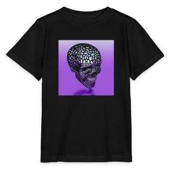CRANE POURPRE - T-shirt bio MINI CREATOR Stanley/Stella Enfant - noir - Devant - Mikhail (115cm)