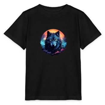 Dark Wolf - Stanley/Stella MINI CREATOR Kids’ T-Shirt - black - Front - Mikhail (115cm)