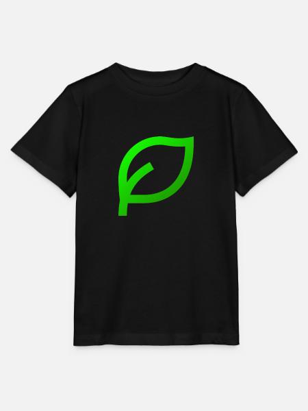 Leaves - Stanley/Stella Kinder T-Shirt MINI CREATOR - Schwarz