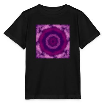 rose, violet - T-shirt bio MINI CREATOR Stanley/Stella Enfant - noir - Devant - Mikhail (115cm)
