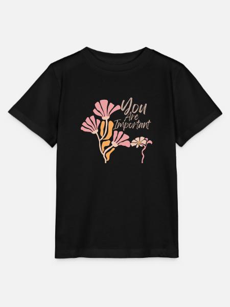 You are important - Stanley/Stella Kinder T-Shirt MINI CREATOR  - Schwarz