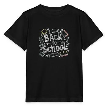 back to school - Stanley/Stella MINI CREATOR Kids’ T-Shirt - black - Front - Mikhail (115cm)