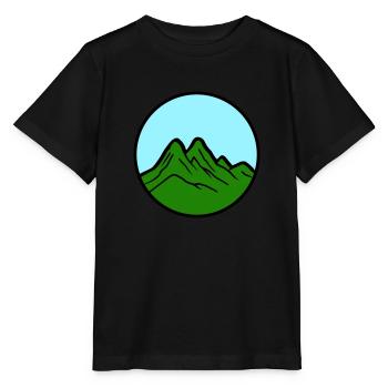 Montagnes 2 - T-shirt bio MINI CREATOR Stanley/Stella Enfant - noir - Devant - Mikhail (115cm)
