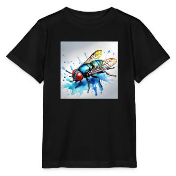 Mouche - T-shirt bio MINI CREATOR Stanley/Stella Enfant - noir - Devant - Mikhail (115cm)