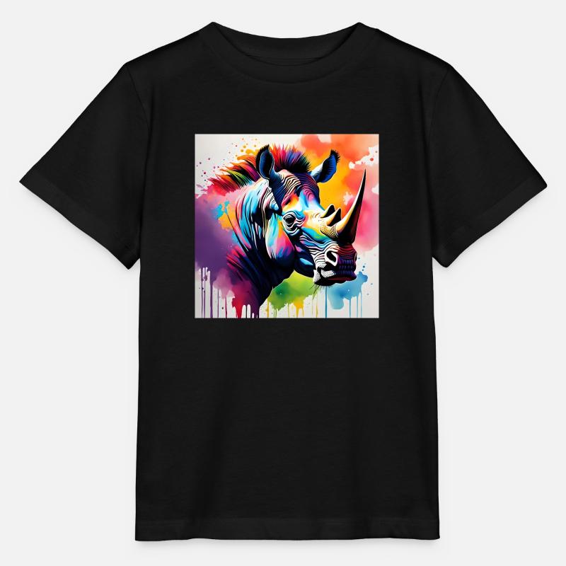 Nashorn - Stanley/Stella Kinder T-Shirt MINI CREATOR - Schwarz