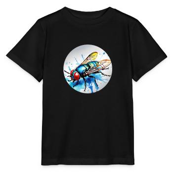 Nœud papillon rond - T-shirt bio MINI CREATOR Stanley/Stella Enfant - noir - Devant - Mikhail (115cm)