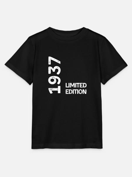 1937 Limitierte Auflage - Stanley/Stella Kinder T-Shirt MINI CREATOR - Schwarz