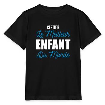 meilleur enfant / ado / adolescent - T-shirt bio MINI CREATOR Stanley/Stella Enfant - noir - Devant - Mikhail (115cm)