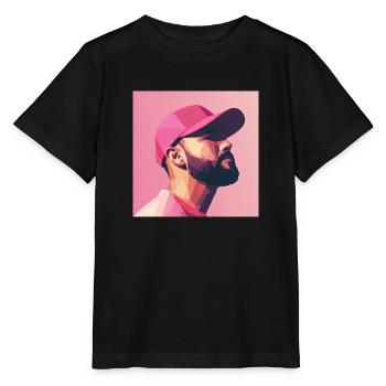 Pink - Stanley/Stella MINI CREATOR Kids’ T-Shirt - black - Front - Mikhail (115cm)
