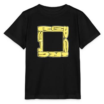 Rotes Quadrat - Stanley/Stella Kinder T-Shirt MINI CREATOR  - Schwarz - Vorne - Mikhail (115cm)