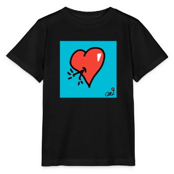 Kuoro amoureux - T-shirt bio MINI CREATOR Stanley/Stella Enfant - noir - Devant - Mikhail (115cm)