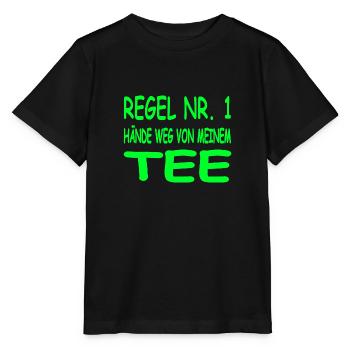 Tee - Stanley/Stella Kinder T-Shirt MINI CREATOR  - Schwarz - Vorne - Mikhail (115cm)