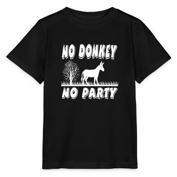 Donkey - Stanley/Stella MINI CREATOR Kids’ T-Shirt - black - Front - Mikhail (115cm)