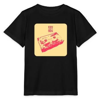 Enfants des années 90 - L’OR - T-shirt bio MINI CREATOR Stanley/Stella Enfant - noir - Devant - Mikhail (115cm)