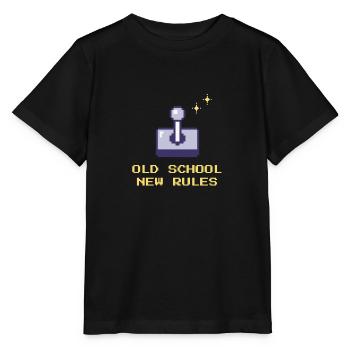 Vieille école, nouvelles règles - T-shirt bio MINI CREATOR Stanley/Stella Enfant - noir - Devant - Mikhail (115cm)